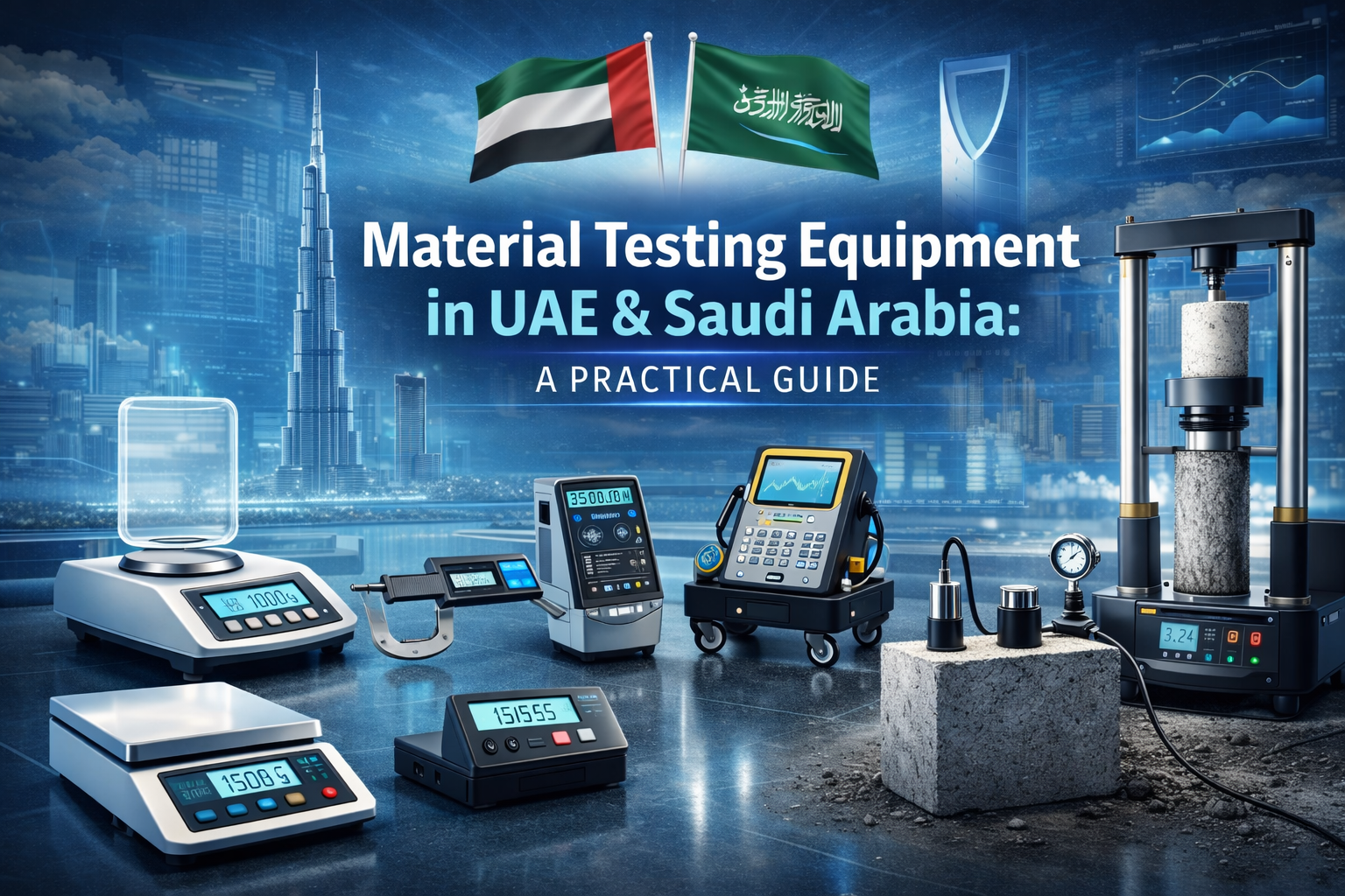Material testing equipment