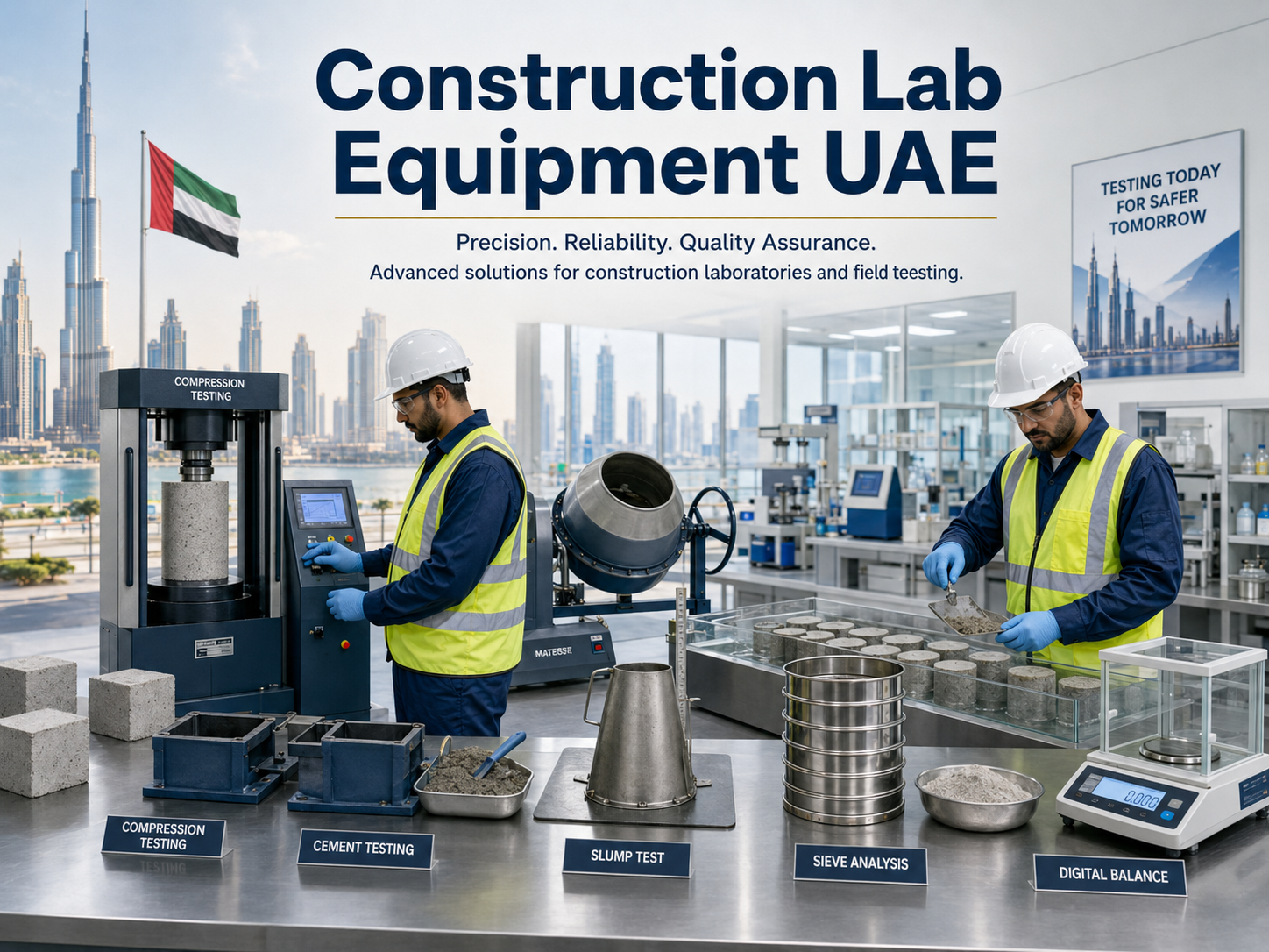 Construction lab equipment UAE