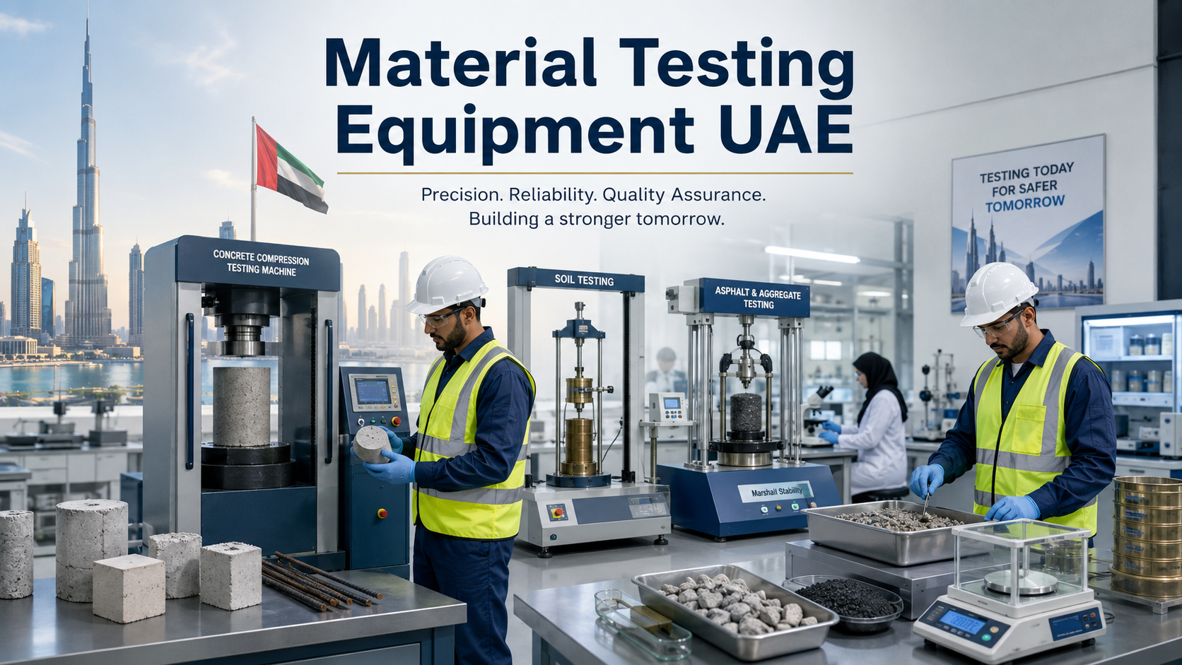 Material testing equipment supplier in UAE